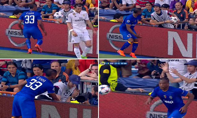 Evra Dikerjai Pemungut Bola di Bernabeu untuk Ulur Waktu